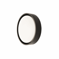 FRAME ROUND MAXI ZWART LED 3000K + SENSOR