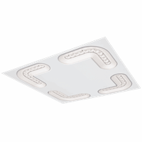 Molior 4 Corner 592X592 wit 4000K Driver niet inbegrepen