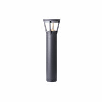 Ray Bollard II 900 8W LED 3000K asymmetr grijs 500lm afbeelding 2