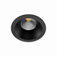 SG LED inbouwspot 6W zwart 510 lumen dim to warm 2000 tot 2800k 903223 verdiept liggende LED 51MM