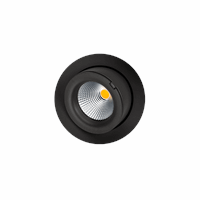 LED inbouwspot 9W 2700K 750 lumen mat zwart kantelbaar exclusive SG 903203