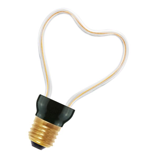 Spiraled Silhouette Heart E27 8W 2200K Dimm afbeelding 1