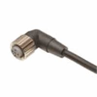M12 connector, 4-Pin, haaks, PVC, schroefverbindin afbeelding 2