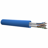 Flexbuis 16mm bedraad 2x UTP CAT6 R100