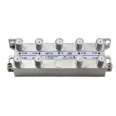 Verdeler/splitter 8v retourgeschikt F-conn. HFT8 afbeelding 2