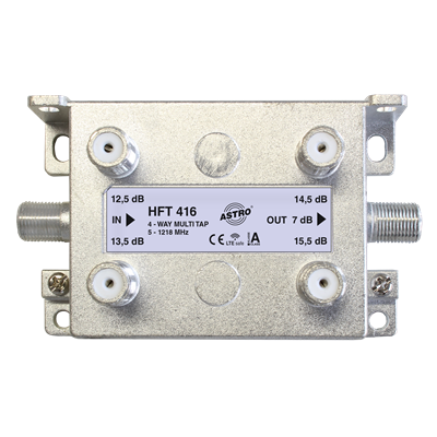 Multi-tap 4v 13-16dB demping retourgeschikt HFT416