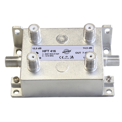 Multi-tap 4v 13-16dB demping retourgeschikt HFT416