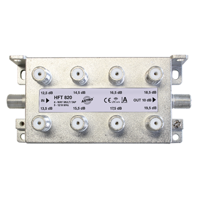 Multi-tap 8v 13-20dB demping retourgeschikt HFT820