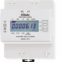 ELTAKO DSZ15DE 3X80A KWH METER 3F 80A 400V AC afbeelding 2