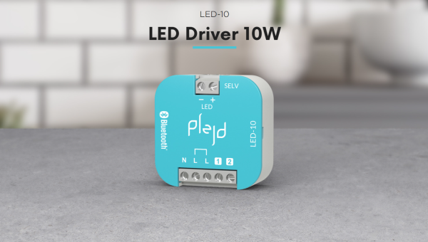LED-driver BlueTooth 10W dimbaar 2x ingang LED-10