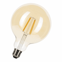 LED Filament G125 E27 240V 8W 2200K Gold Dimm afbeelding 2