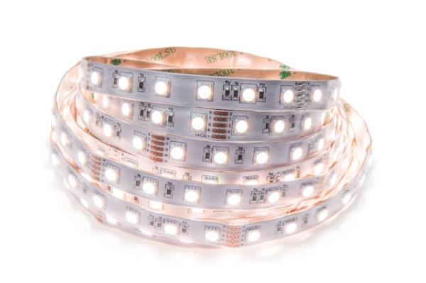 LED-strip 24V 60LED-19,2W/m RGBWW dimbaar IP65 5m