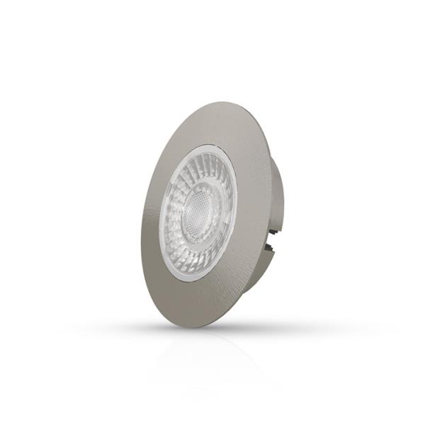 Interlight LED-spot Cabiled dimbaar 4W 2700K IP44 geborsteld