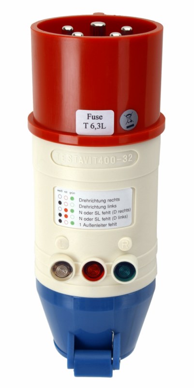 Testboy TV416 Draaiveldrichting tester voor 16A afbeelding 2