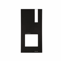 Frontpaneel voor Quadra(M) deurstation zwart afbeelding 2