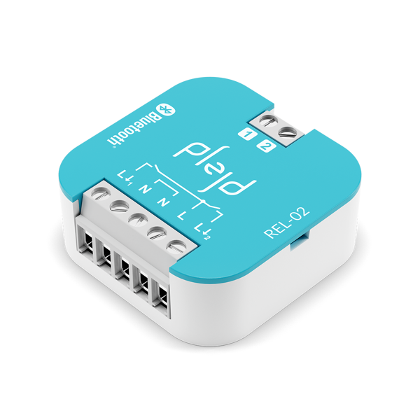 Schakelactor BlueTooth 2 kan. 2x ingang REL-02