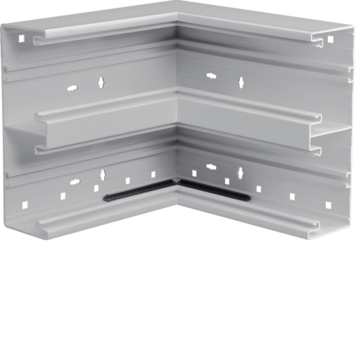 Hager Binnenhoek BR65 PVC 210mm 2x80mm vast 90° RAL7035 BR652104D7035 afbeelding 2