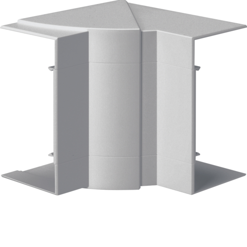 Hager Binnenhoek BR65 HV 130mm var. 85-95° RAL7035 grijs BR651304H7035 afbeelding 2