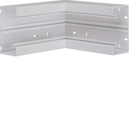Hager Binnenhoek BR65 PVC 130mm vast 90° RAL7035 grijs BR6513047035 afbeelding 2