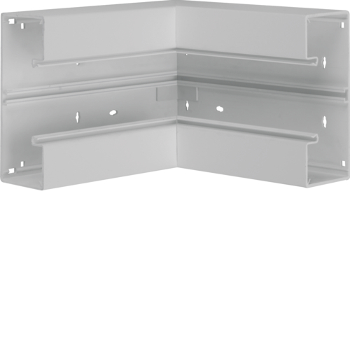 Hager Binnenhoek BR65 PVC 170mm vast 90° RAL7035 grijs BR6517047035 afbeelding 2