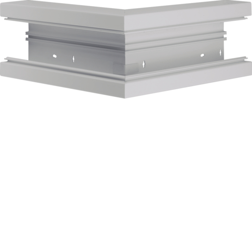 Hager Buitenhoek BR65 PVC 130mm vast 90° RAL7035 grijs BR6513037035 afbeelding 2