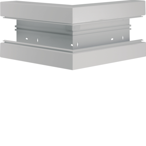 Hager Buitenhoek BR65 PVC 170mm vast 90° RAL7035 grijs BR6517037035 afbeelding 2