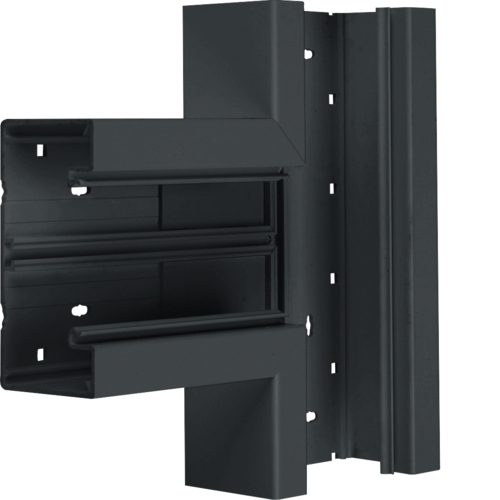 T-stuk BR65 68x130 RAL9011 zwart afbeelding 2