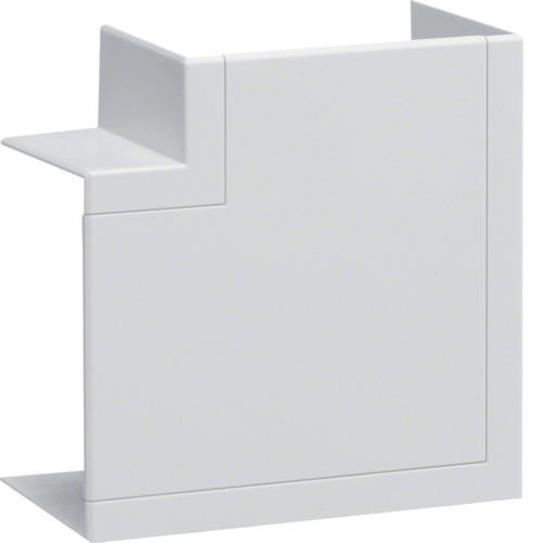 Vlakke hoek BR65 68x100 halogeenvrij RAL9016 wit afbeelding 2