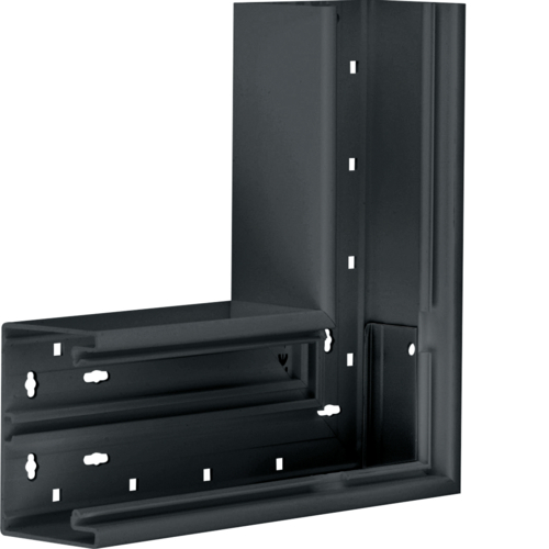 Vlakke hoek BR65 68x100 RAL9011 zwart afbeelding 2