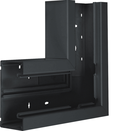 Vlakke hoek BR65 68x130 RAL9011 zwart afbeelding 2