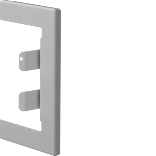 Hager Wandrozet BR65 Staal 65x100mm, RAL7035 grijs BR65100W7035 afbeelding 2