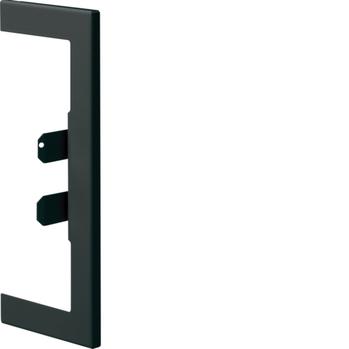 Hager Wandrozet BR65 Staal 65x170mm, RAL9011 zwart BR65170W9011 afbeelding 2