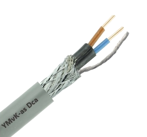 Grondkabel VO-YMvKas 2x2,5mm² Dca-s2,d2,a3 100m afbeelding 1