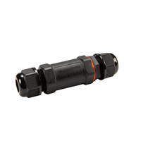 Overgangsmof 5p 0,5-4mm² IP68 schroef/wartel zwart afbeelding 2