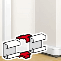DLP snap-on koppelset voor wandgoot 075602 afbeelding 2