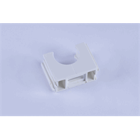 Polfix klembeugel PVC 3/4" (19mm) wit RAL9010 afbeelding 2