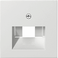 Gira System 55 Cpl UAE/IAE + netwerkaansl.doos zuiver wit mat 027027
