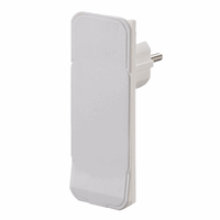 Flat plug RA - zonder kabel - haaks wit afbeelding 2