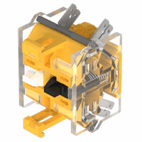 Hulpcontactblok 6A 2v schroef