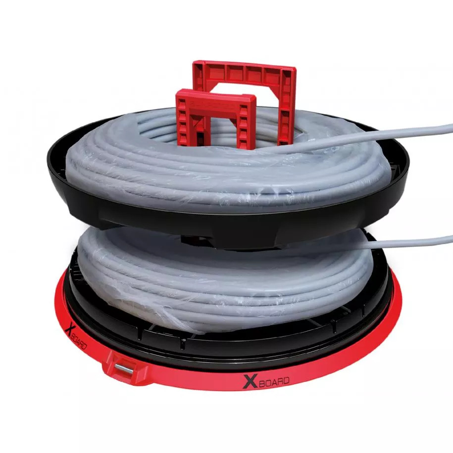 Runpotec XB500 kabelafroller multifuncioneel X-Board tot 800KG voor kabel, flexbuis en snoer (10136)