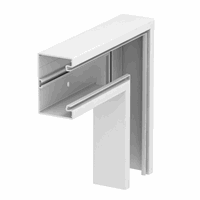 Vlakkehoek wandgoot PVC 70x110 RAL9010 GK-F70110RW afbeelding 2