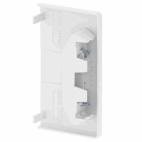Eindstuk wandgoot PVC 70x130mm RAL9010 GK-E70130RW afbeelding 2