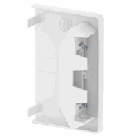 Eindstuk wandgoot PVC 70x110mm RAL9010 GK-E70110RW