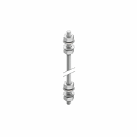 Draadstangset M10 incl. moeren/ringen 2m M10/2000 afbeelding 2