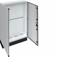 Hager Verdeler 1050x1700x275+200mm IP55 klasse II grijs FR14S2 afbeelding 2