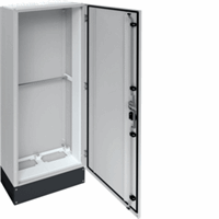 Hager Verdeler 550x1850x275mm+200mm IP55 klasse I grijs FR22E2 afbeelding 2