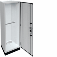 Hager Verdeler 550x1850x400mm+100mm IP55 klasse II grijs FR22H1 afbeelding 2