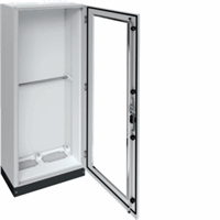 Hager Verdeler 550x1850x275+100mm tr.d.IP55 kl.II grijs FR22L1 afbeelding 2