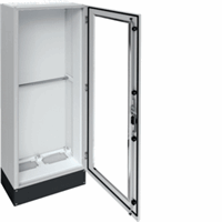 Hager Verdeler 550x1850x275+200mm tr.d.IP55 kl.II grijs FR22L2 afbeelding 2