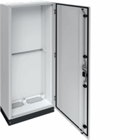 Hager Verdeler 550x1850x275mm+100mm IP55 klasse II grijs FR22S1 afbeelding 2